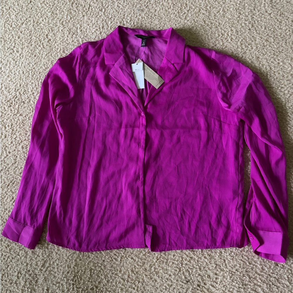 Banana Republic Fuchsia Blouse